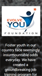 Mobile Screenshot of evolveyoufoundation.com